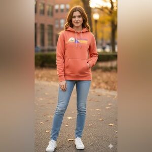 Burton Oak pullover women’s hoodie‎ in crabapple heather